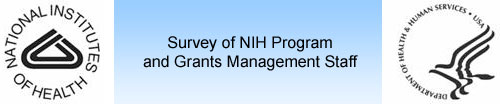 Survey of NIH Program and Grants Management Staff Logo
