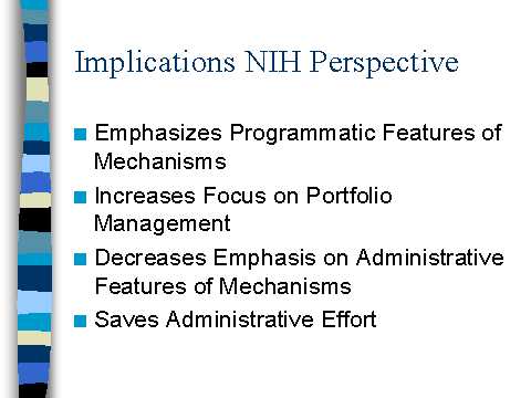 Implications NIH Perspective