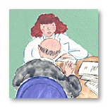 [Man and Woman With Papers]