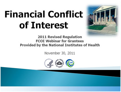 FCOI Presentation screen shot